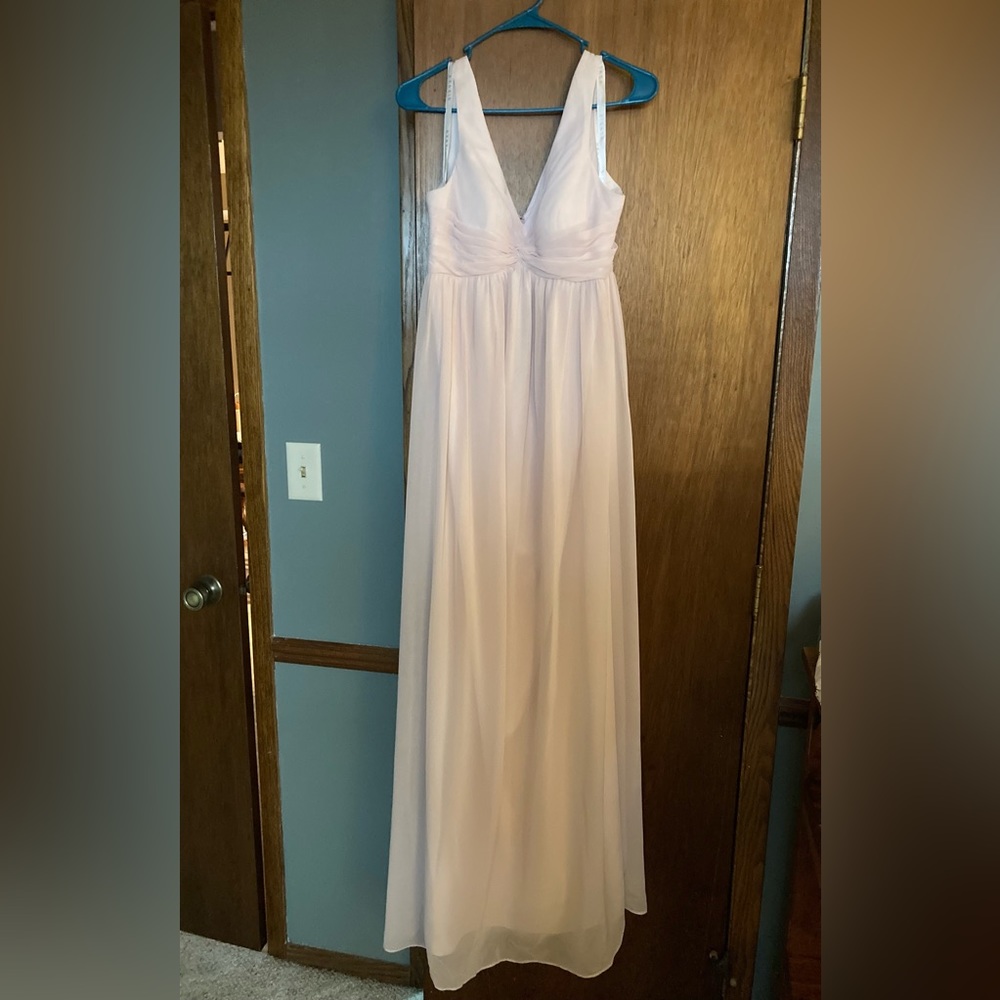 Azazie Yetta Maternity Bridesmaid Dress: Blushing Pink